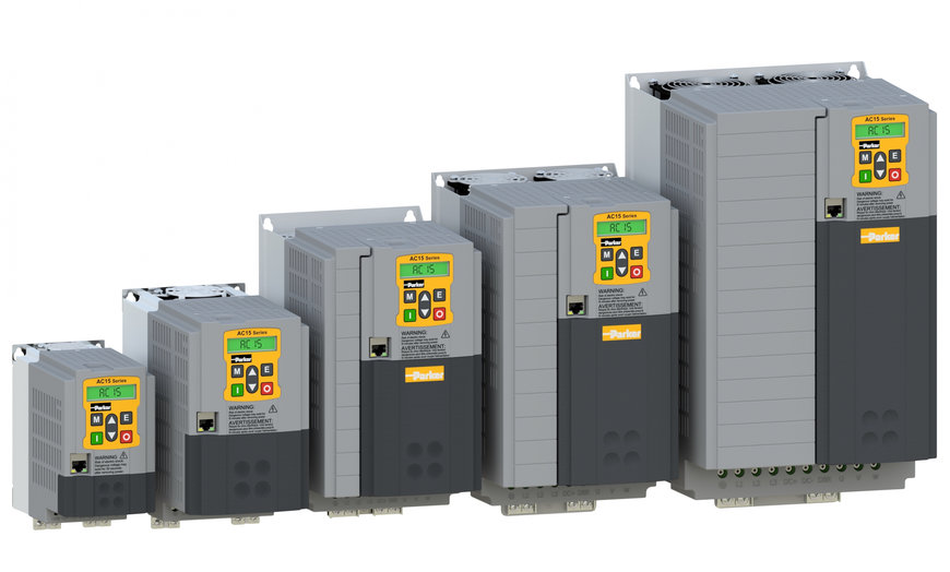 Parker strengthens its portfolio of variable frequency drives with two new ranges of Ethernet-enabled, low-cost inverters for general industrial applications